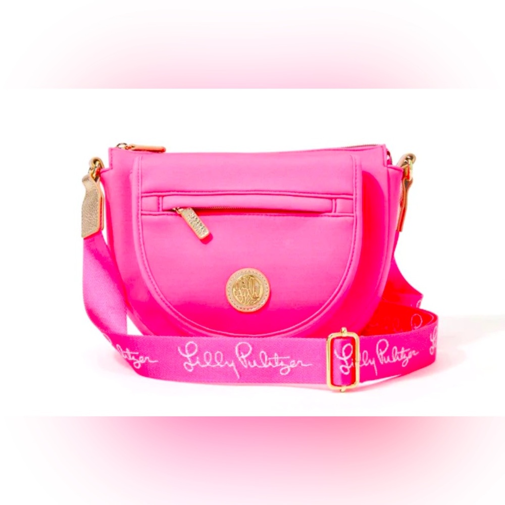 NWOT LILLY PULITZER PINK CROSSBODY BAG